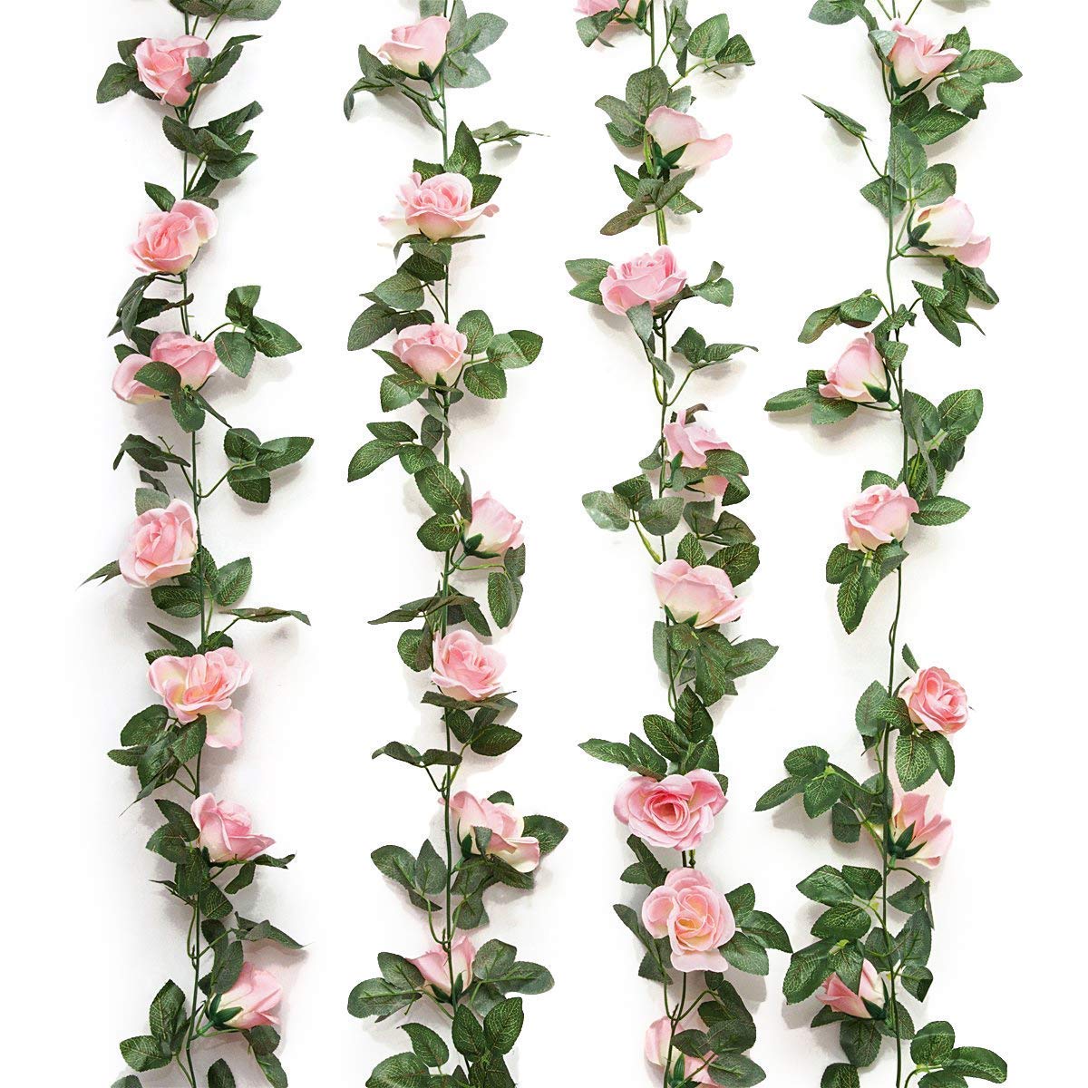 Silk Rose Garland Vine Plant Flower