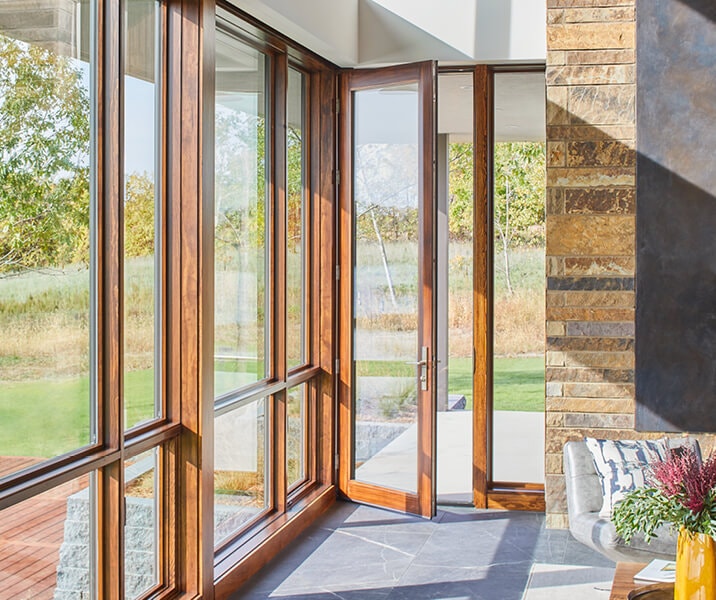 Wood Patio door